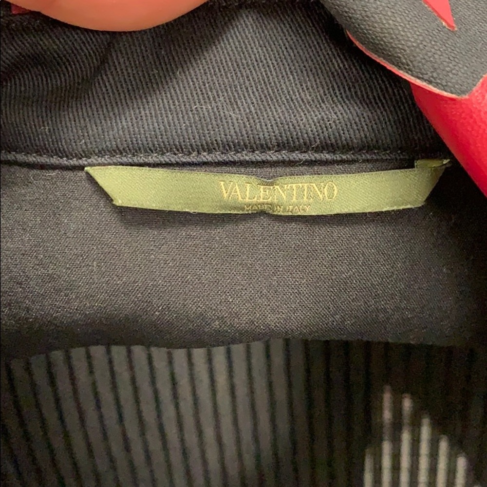 VALENTINO Buffalo Shirt Jacket, Plaid & Leather - Picture 6 of 8